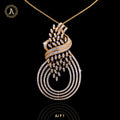 Diamond Pendant in 18 Karat Yellow Gold