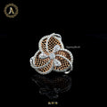 Rose Gold Diamond Victorian Ring