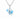 Little Blue Puppy Pendant in 925 Sterling Silver