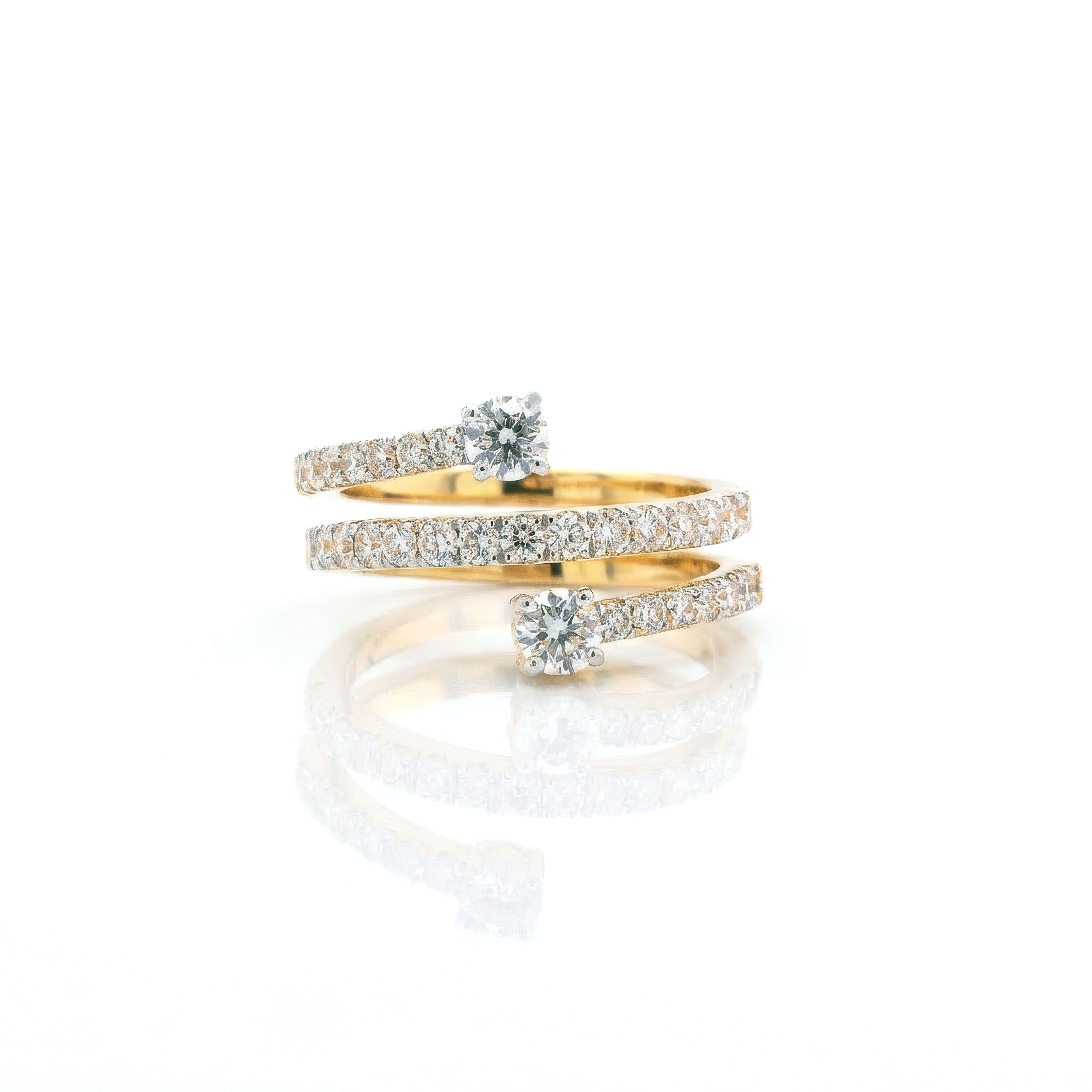 Floral Diamond Ring