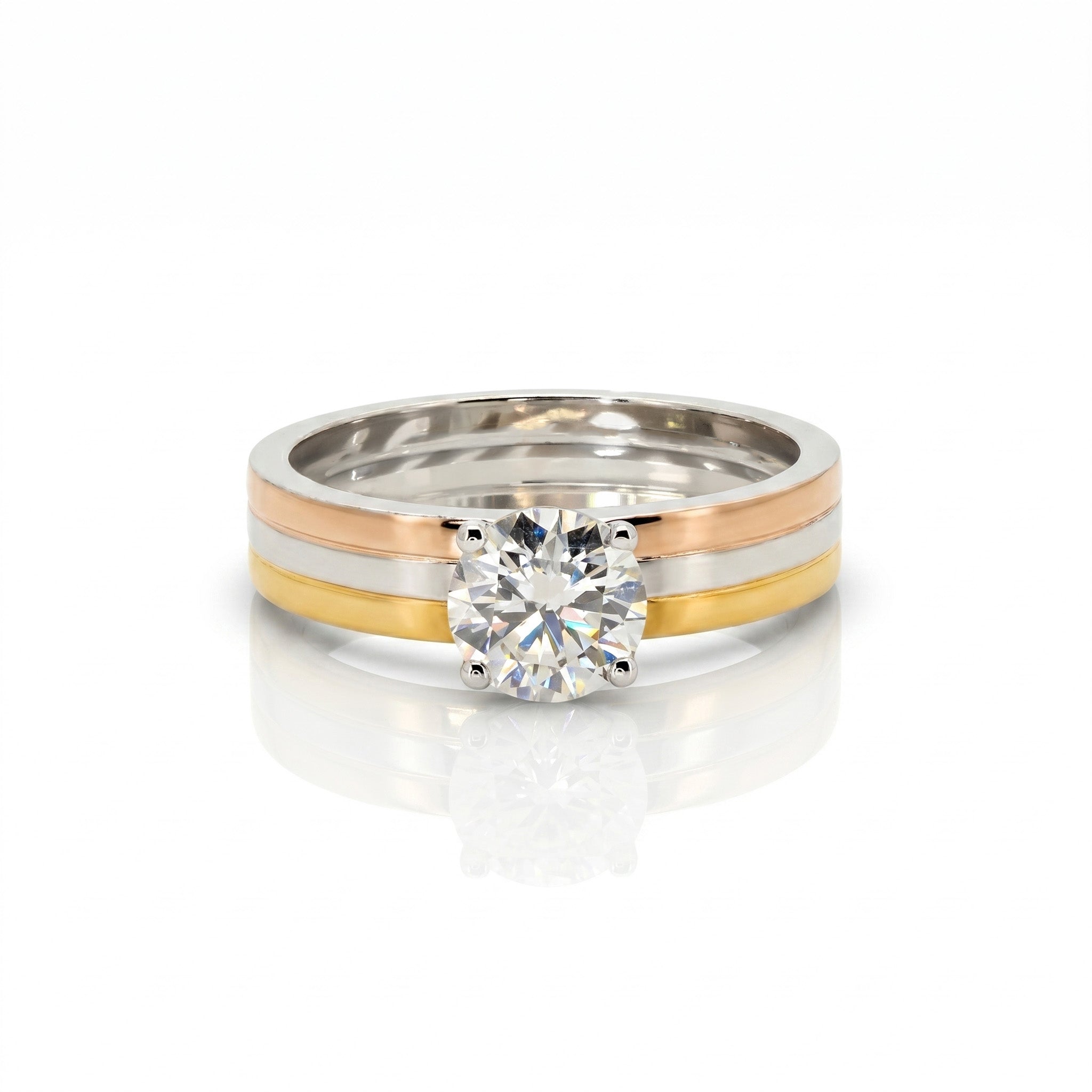 Eternal Trio Solitaire Ring