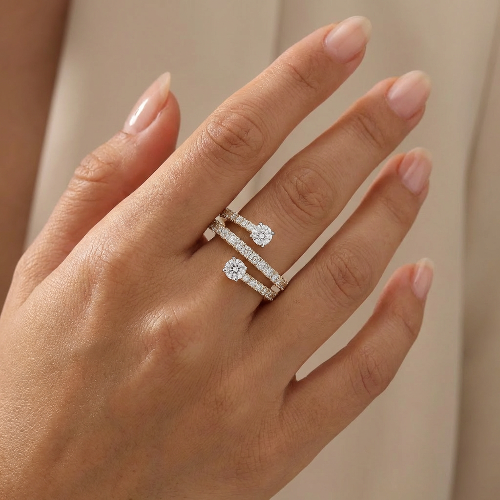 Floral Diamond Ring